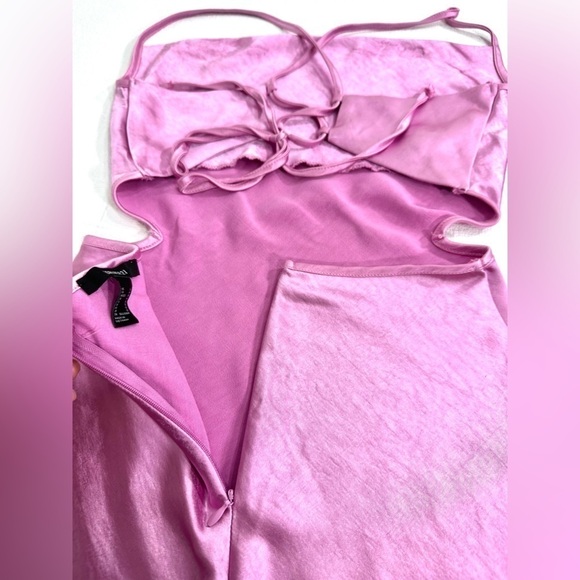 Forever 21 cowl neck satin slip dress pink size S - Picture 5 of 10